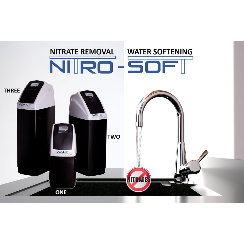 Filtru cu schimb de ioni pentru dedurizare și denitrificare apă Watch Water® NITRO-SOFT, Germania